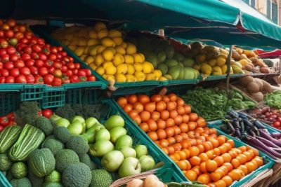 frutas y verduras mercado